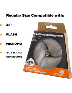Prensa Francesa de Silicona Jetboil para Camping 1L 2