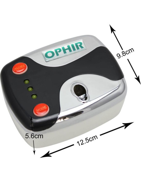 Kit de Aerógrafo para Uñas OPHIR con Compresor y 12 Tintas