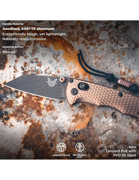 Cuchillo Táctico Benchmade Full Immunity 290 - Aluminio Bronce