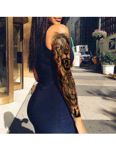 Tatuajes Temporales de Manga Completa Leoars - 6 Hojas 2