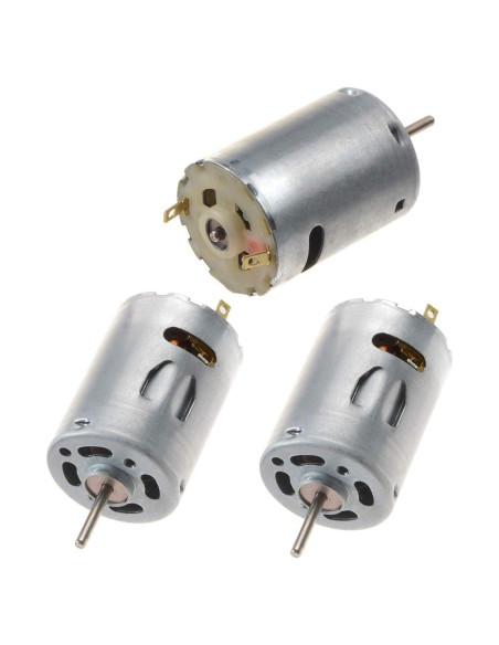 Motor Eléctrico Mini DC YXQ 12V 6000RPM 3 Piezas para Juguetes