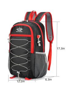 Mochila Plegable Ligera 30L Unisex para Senderismo Camping 2