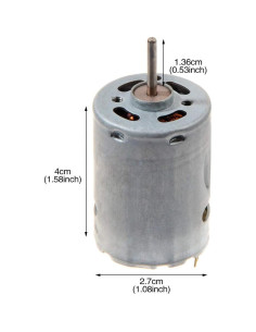 Motor Eléctrico Mini DC YXQ 12V 6000RPM 3 Piezas para Juguetes 2