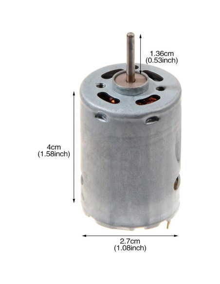 Motor Eléctrico Mini DC YXQ 12V 6000RPM 3 Piezas para Juguetes