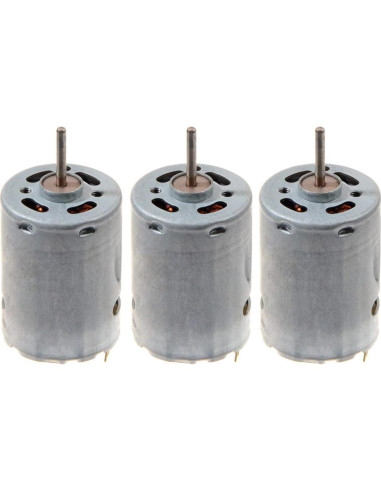 Motor Eléctrico Mini DC YXQ 12V 6000RPM 3 Piezas para Juguetes