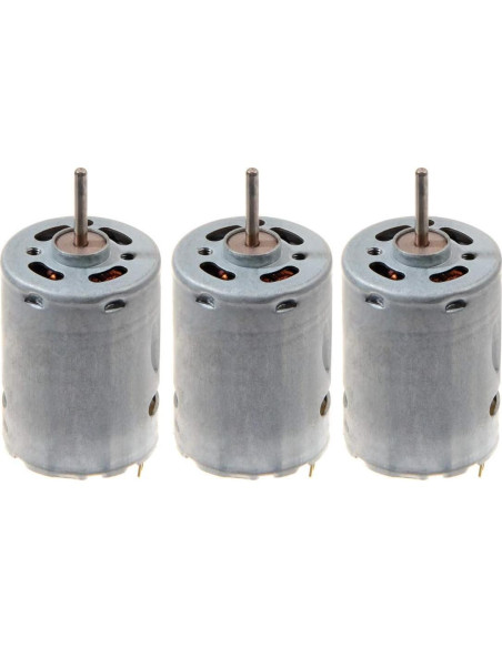 Motor Eléctrico Mini DC YXQ 12V 6000RPM 3 Piezas para Juguetes