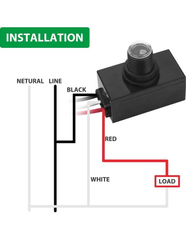 Sensor de Luz Fotocélula LIPU LP-403C para Exterior 1000W