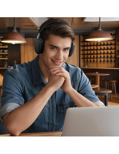 Funda de Silicona 3 en 1 para Auriculares AirPods Max - Negro