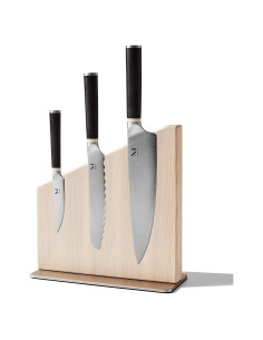 Trío de Cuchillos de Acero Japonés Material con Soporte