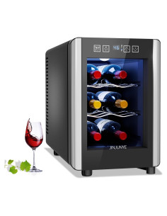 Enfriador de Vino JINJUNYE 6 Botellas Control Digital 7-18C