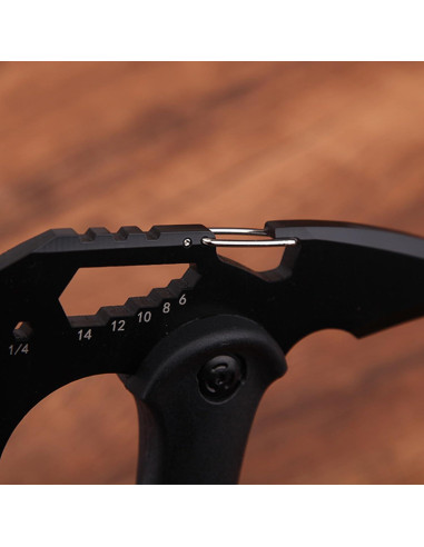 Hacha de Camping Skuaoy Táctica con Martillo 38.4x16.5 cm