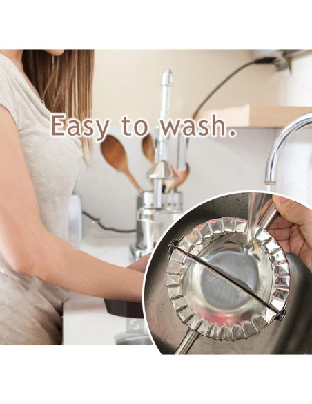 Prensa de Empanada COTEY 15 cm Acero Inoxidable Manual