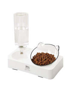 Juego de Tazones Elevados para Gatos y Perros Marchul 0.5L