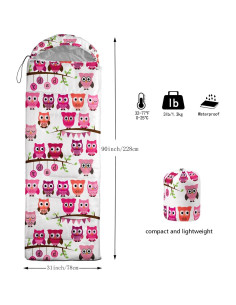 Saco de Dormir AILONEN Kawaii Capybara 3 Temporadas 1 Persona 2