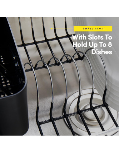 Escurridor de Platos Compacto Sweet Home Collection 2 Piezas