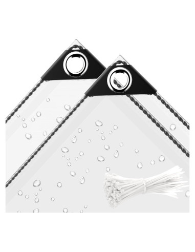 Lona Impermeable Transparente TEENKON 0.91x1.83m 11.8 Mil