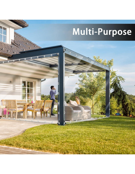 Lona Impermeable Transparente TEENKON 0.91x1.83m 11.8 Mil