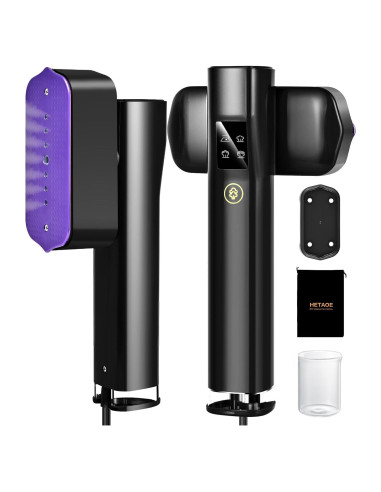 Vaporizador de Ropa Hetaoe 1000W Portátil 100ml Negro