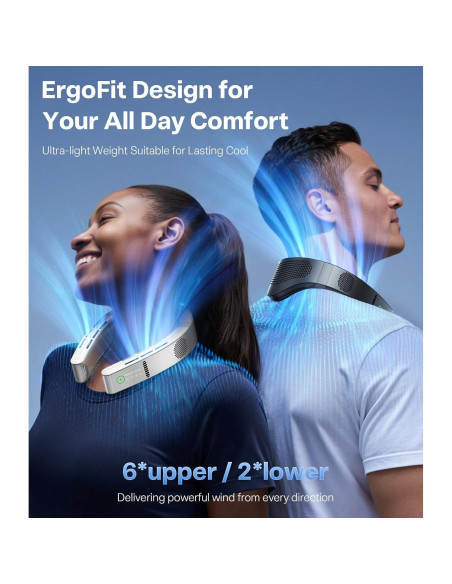 Ventilador de Cuello TORRAS COOLiFY Cyber 2025 Recargable