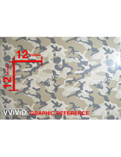Vinilo Camuflaje VViViD 30.48x152.4cm Desértico Adhesivo 2