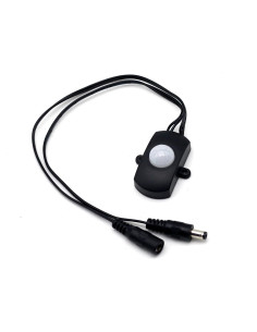 Sensor de Movimiento PIR QDenglamp 5V-24V 5A Negro