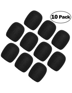 Pack de 10 Fundas de Espuma para Micrófono de Solapa ChromLives 2