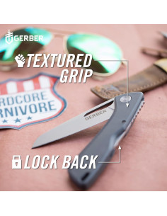 Cuchillo de bolsillo Gerber Sharkbelly, Bisel Fino, 8.3 cm 2