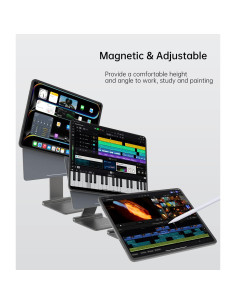 Soporte Magnético Plegable KU XIU para iPad Pro 11 M4 (2024) 2