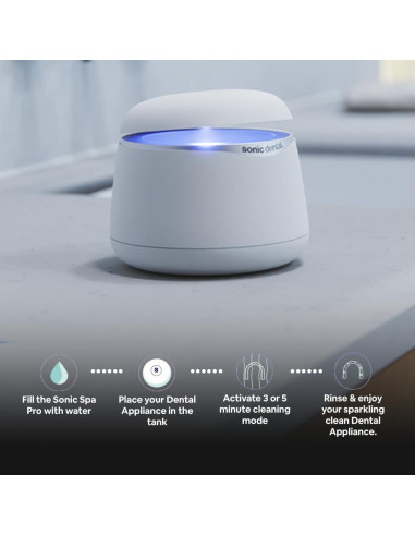 Limpiador Dental Ultrasonico Sonic Pro 43kHz - Negro Ónix