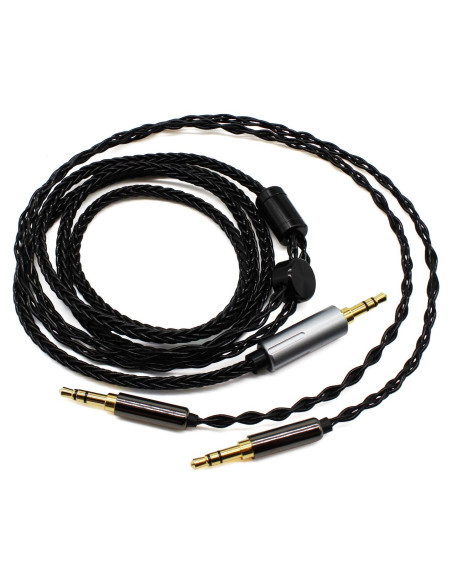 Cable de Reemplazo Youkamoo 3.5mm Doble para Auriculares 1.22m
