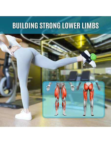 Accesorio de Mancuerna para Pies Balency - Peso Ajustable