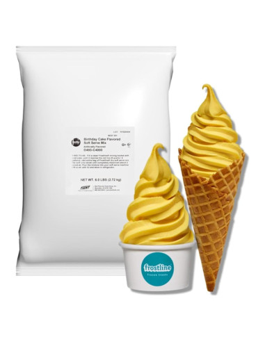 Mezcla de Helado Suave Frostline Pastel de Cumpleaños 2.73 kg