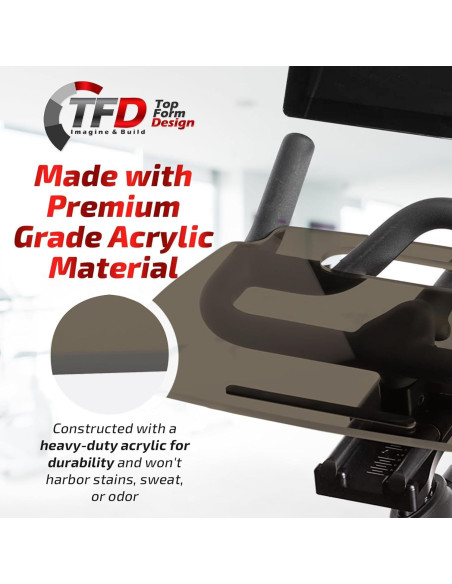 Bandeja Sidewinder TFD Negra para Peloton Bike - Soporte Laptop