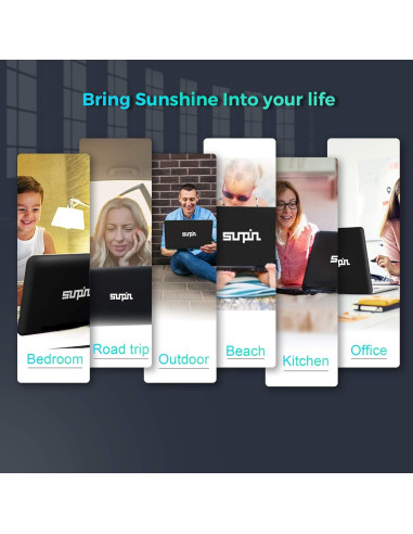 Reproductor de DVD Portátil SUNPIN 15.6" HD Batería 6h