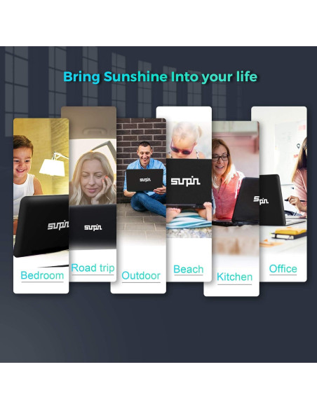 Reproductor de DVD Portátil SUNPIN 15.6" HD Batería 6h