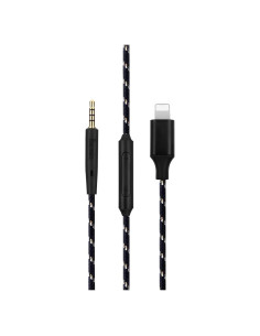 Cable de Audio de Nylon 1.22m Lightning a 2.5mm Earmax