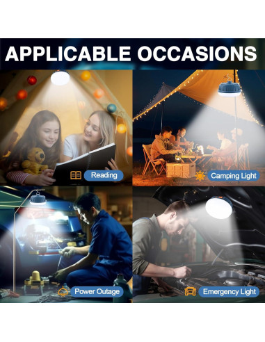 Linterna de Camping LED LaliBuBB 10000mAh Impermeable 4000LM