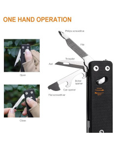 Multiherramienta ROXON KS2 Elite D2 13 en 1 Cuchillo y Tijeras 2