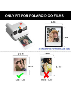 Marco de Imagen Magnético WOGOZAN para Polaroid Go - 10 Unidades 2