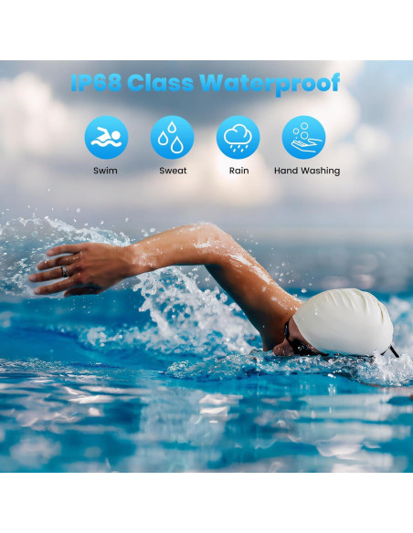 Anillo Inteligente de Salud Gwenland SR08 - Monitoreo Fitness