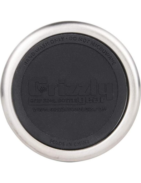 Botella de Agua Grizzly Grip 0.95L Acero Inoxidable Aislada