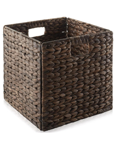 Set de 2 Cestas de Almacenamiento Casafield 30.48 cm Espresso