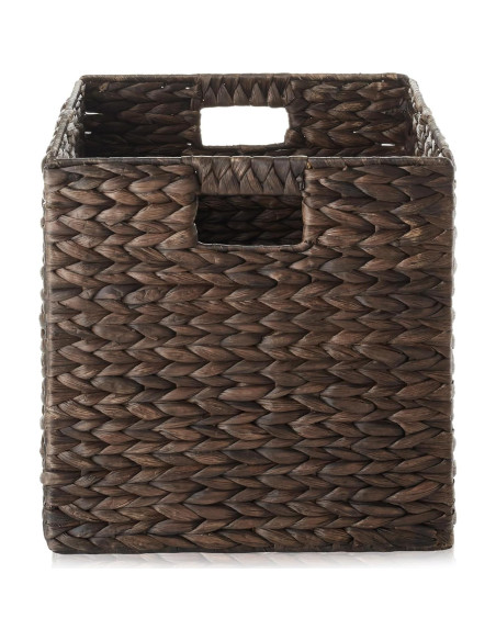 Set de 2 Cestas de Almacenamiento Casafield 30.48 cm Espresso