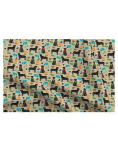 Tela Chiffon Spoonflower Perros Labrador Retriever 68.58x45.72cm