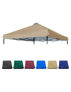 Cubierta de Reemplazo Toldo 10x10 JANCANOPY Beige Ripstop