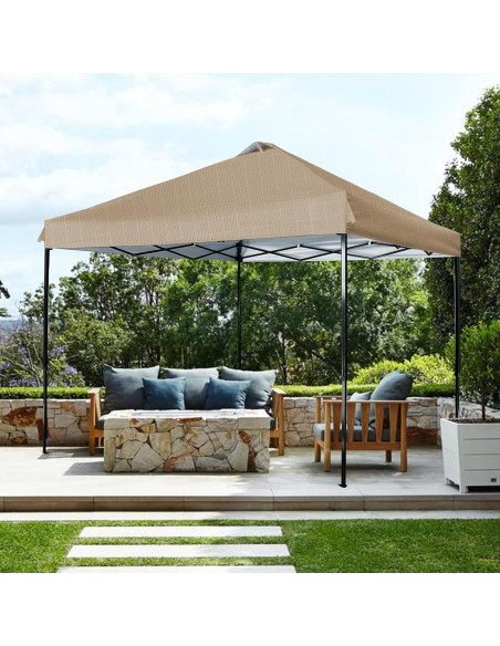 Cubierta de Reemplazo Toldo 10x10 JANCANOPY Beige Ripstop