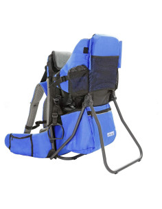 Mochila Portabebés ClevrPlus Azul para Senderismo, 15 kg