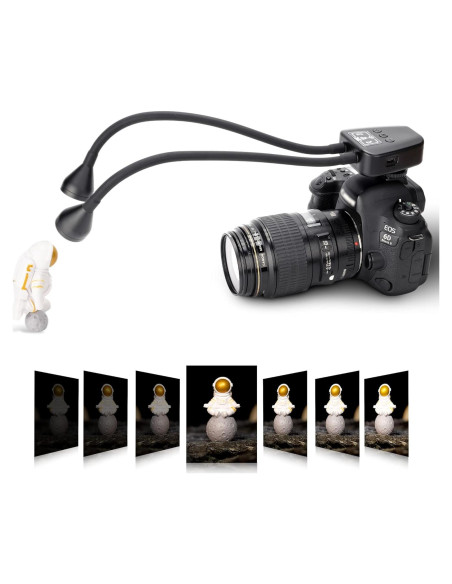 Luz Macro de Brazo JJC LED-ARM2 10 Niveles 5600K para Fotografía