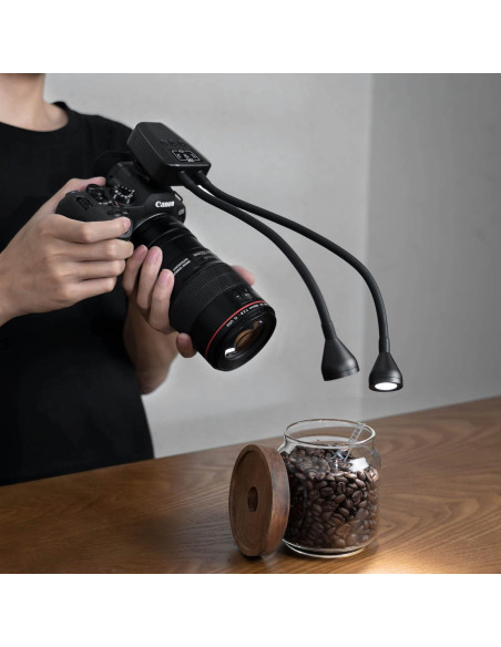 Luz Macro de Brazo JJC LED-ARM2 10 Niveles 5600K para Fotografía