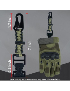 Soporte de Clip para Guantes Tácticos MELOTOUGH Verde Militar 2